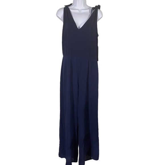 Betsey Johnson Navy Blue Sleeveless Jumpsuit Sz 10 NWT - Picture 7 of 8
